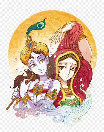 Krishna Janmashtami Radha Krishna Hinduism - Celebrate Dousela vector 