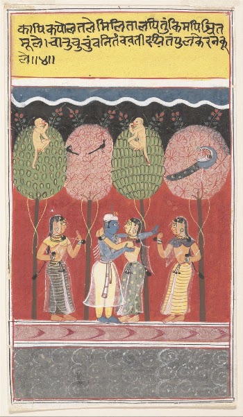 Krishna Revels with the Gopis: | Free Photo - rawpixel