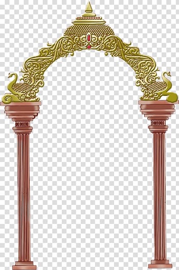 Krishna Shiva Ganesha Frames , hindu wedding, brown shrine illustration transparent background PNG clipart