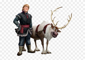 Kristoff Clip Art - Sven Frozen Png