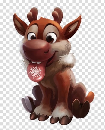 Kristoff Olaf Elsa Anna Drawing, christmas elk transparent background PNG clipart