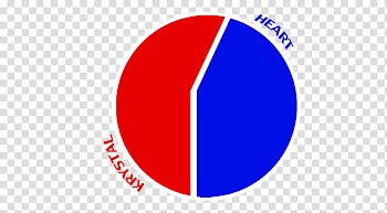 Krystal Heart transparent background PNG clipart