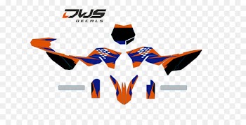 KTM 250 SX KTM 125 SX KTM 450 SX-F Motorcycle - oranje pattern 
