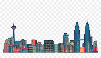 Kuala Lumpur Tower Silhouette Skyline - Kuala Lumpur City 