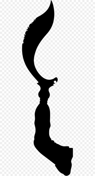 Kujang Monument Tugu Kujang - Silhouette 