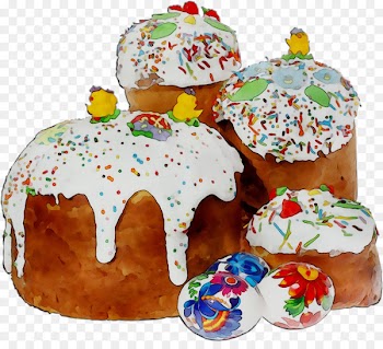 Kulich Paskha Easter Frosting & Icing Bread -  