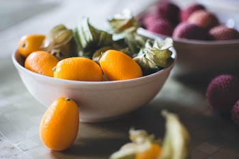 Kumquats and litchi 
