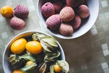 Kumquats and litchi 