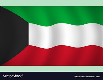 kuwait flag background