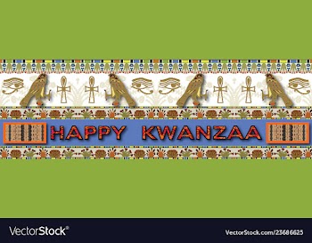 Kwanzaa banner vector image