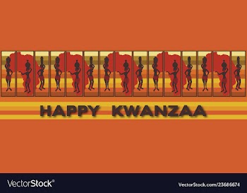 Kwanzaa banner vector image