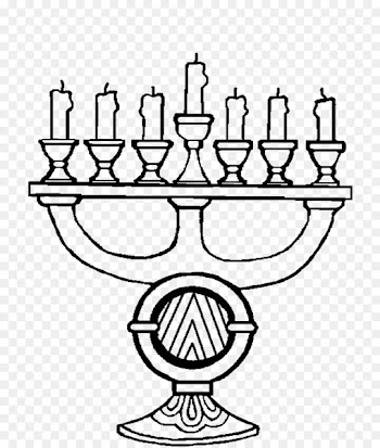 Kwanzaa Coloring book Kinara Holiday Image - kwanzza border 