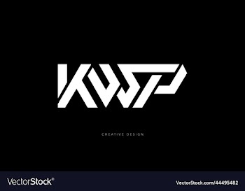 kwsp letter branding unique design