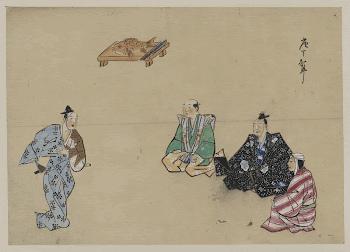 [Kyōgen play with four characters, | Free Photo - rawpixel