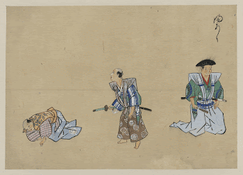 [Kyōgen play with three characters, | Free Photo - rawpixel