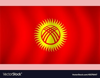 kyrgyzstan flag background