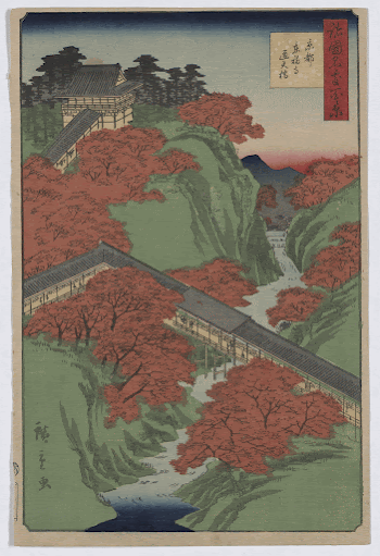 Kyōto tōfukuji tsūtenkyō. Original from the Library | Free Photo - rawpixel