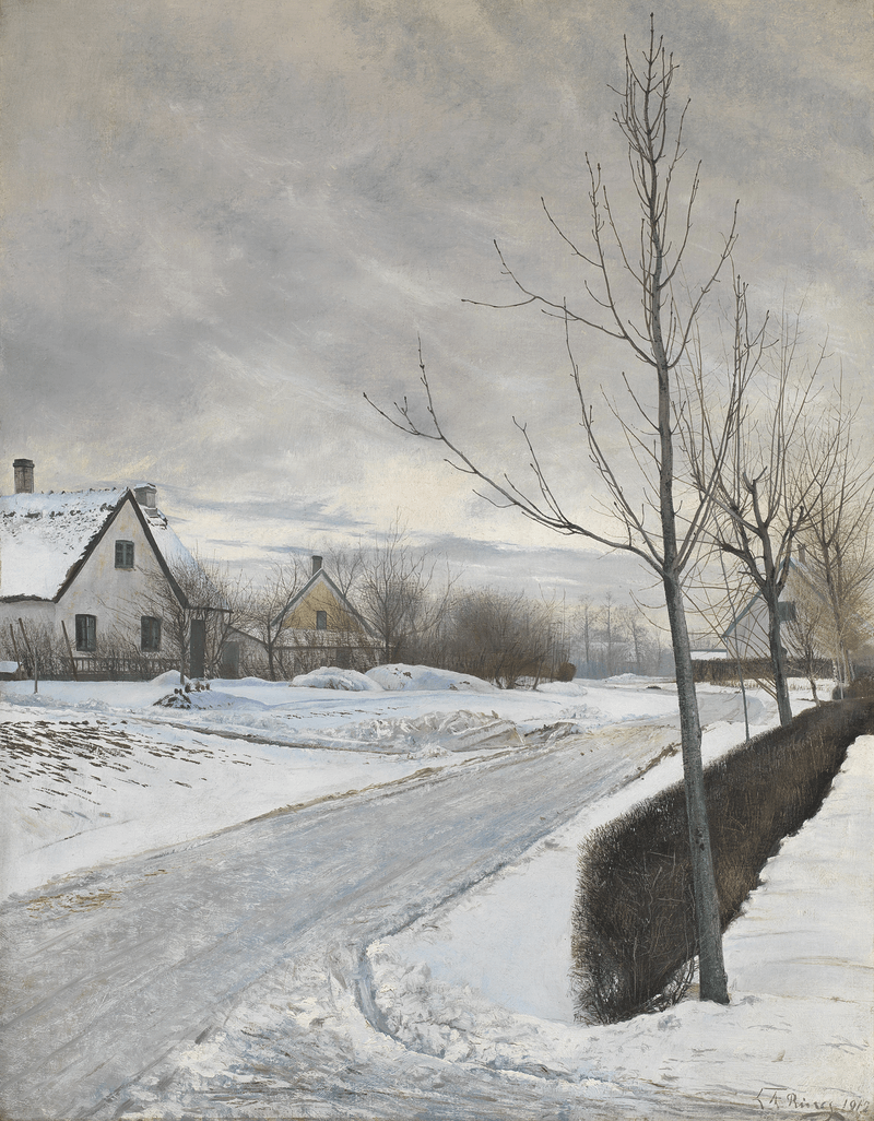 L.A. Ring, Road in the Village | Free PNG - rawpixel