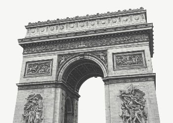 L'arc de triomphe, Paris, France | Free PSD - rawpixel