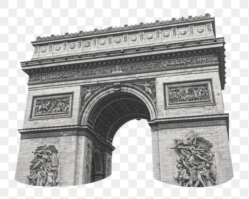 L'arc de triomphe png sticker, | Free PNG - rawpixel