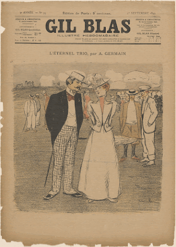 L'Eternel trio (1899) print in high | Free Photo - rawpixel