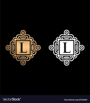 L letter logo l monogram logo l letter vector image