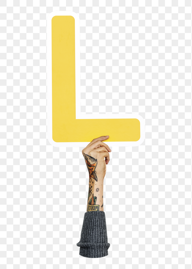 L png English alphabet, hand | Free PNG - rawpixel