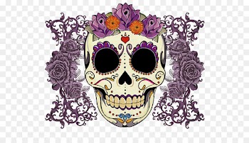 La Calavera Catrina Day of the Dead Drawing Skull - sugar skulls 