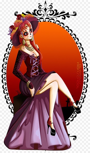 La Calavera Catrina Halloween Disguise Drawing Costume - Halloween 