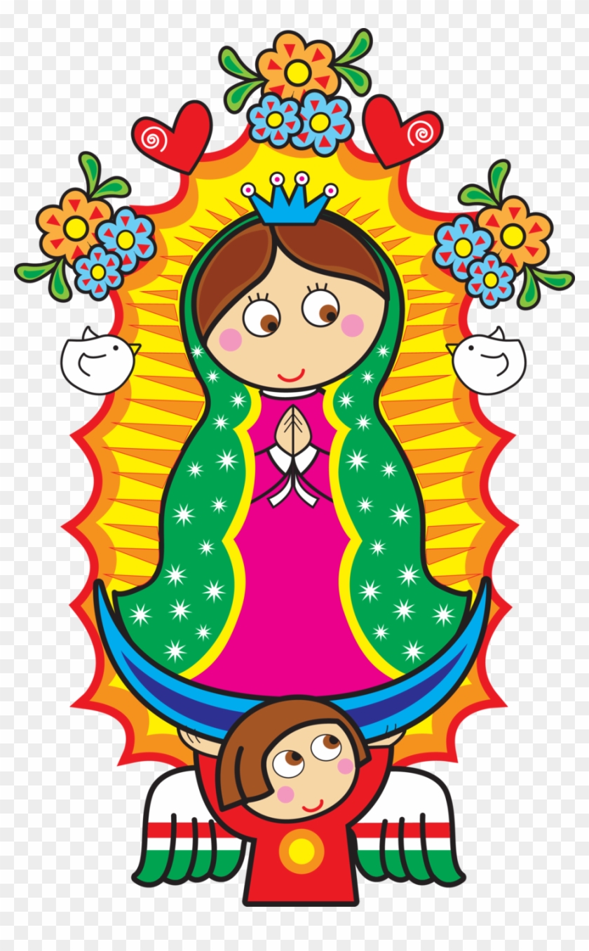 La Misma Imagen, Pero Más Grande Y Más Mejor - Virgen De Guadalupe Caricatura