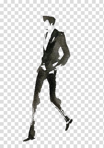 La Morinerie Fashion illustration Illustrator Watercolor painting Illustration, Suit M transparent background PNG clipart