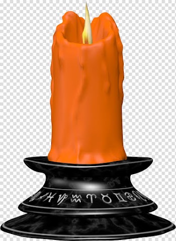 La Poste Halloween film series, bougie transparent background PNG clipart