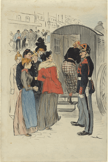 La Rafle (1893) print in high | Free Photo - rawpixel