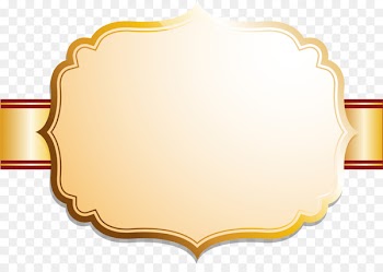 Label Christmas - Golden sparkle label 