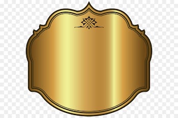 Label Clip art - Gold Luxury Label Template Clipart Picture 