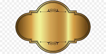 Label Clip art - Golden Luxury Label Template PNG Clipart Picture 