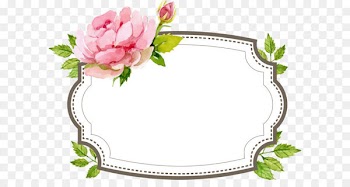 Label Flower - Sweet wedding style hand painted flower label stickers 