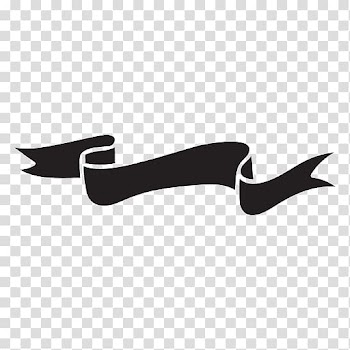 Label Ribbon, BLACK RIBBON transparent background PNG clipart