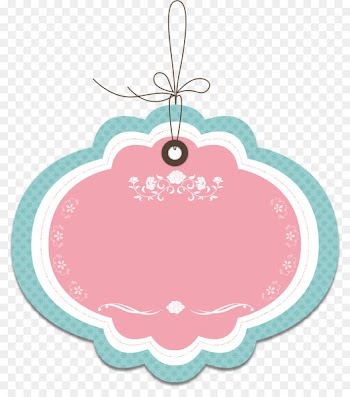 Label Tag Computer file - Cute label background material 