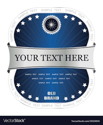 Label vector image