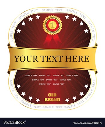 Label vector image