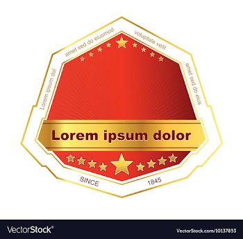 Label vector image