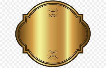 Label Vintage clothing Gold Clip art - Gold Luxury Label Template PNG Clipart Picture 