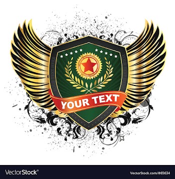 Label with grunge vector image