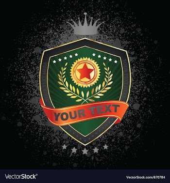 Label with grunge vector image