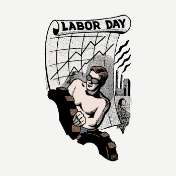 Labor Day clipart, vintage illustration | Free PSD - rawpixel
