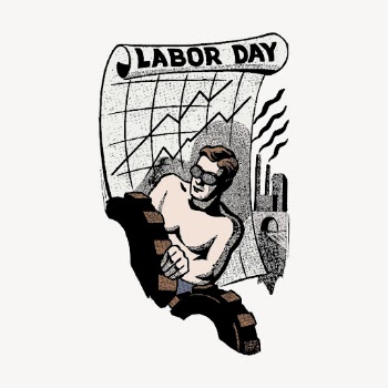 Labor Day clipart, vintage illustration | Free Vector - rawpixel