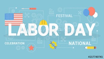 Labor day concept illustration