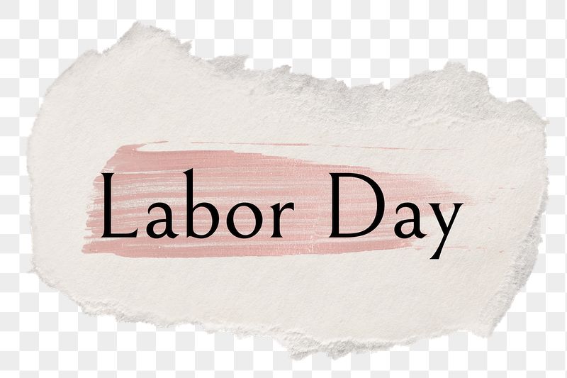 Labor day png word sticker | Free PNG - rawpixel