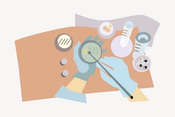 Laboratory clipart, science illustration vector. | Free Vector - rawpixel